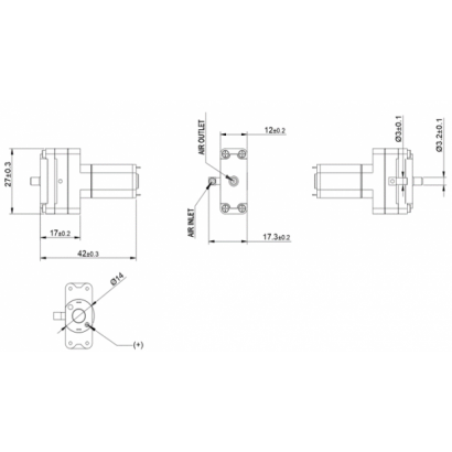 micro Vacuum pump 3402