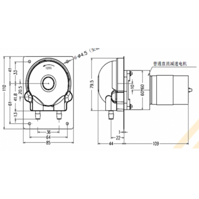 p204k Peristaltic Pump